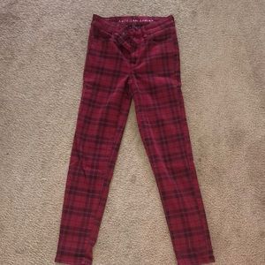 American Eagle plaid pants